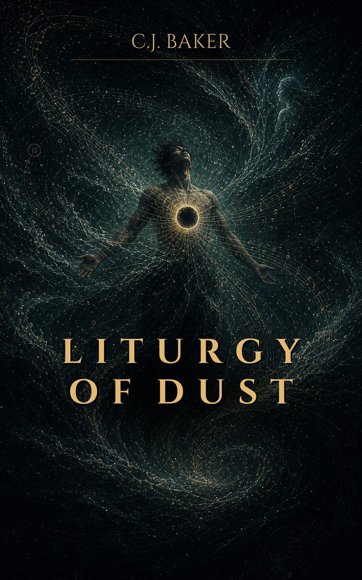 Liturgy of Dust cover with gold title typography.